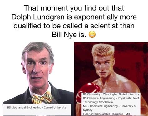 dolph lundgren vs bill nye|Review: ‘Bill Nye: Science Guy,’ a Portrait of a Fighter for Facts.